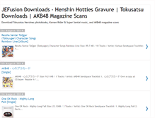 Tablet Screenshot of downloads.jefusion.com